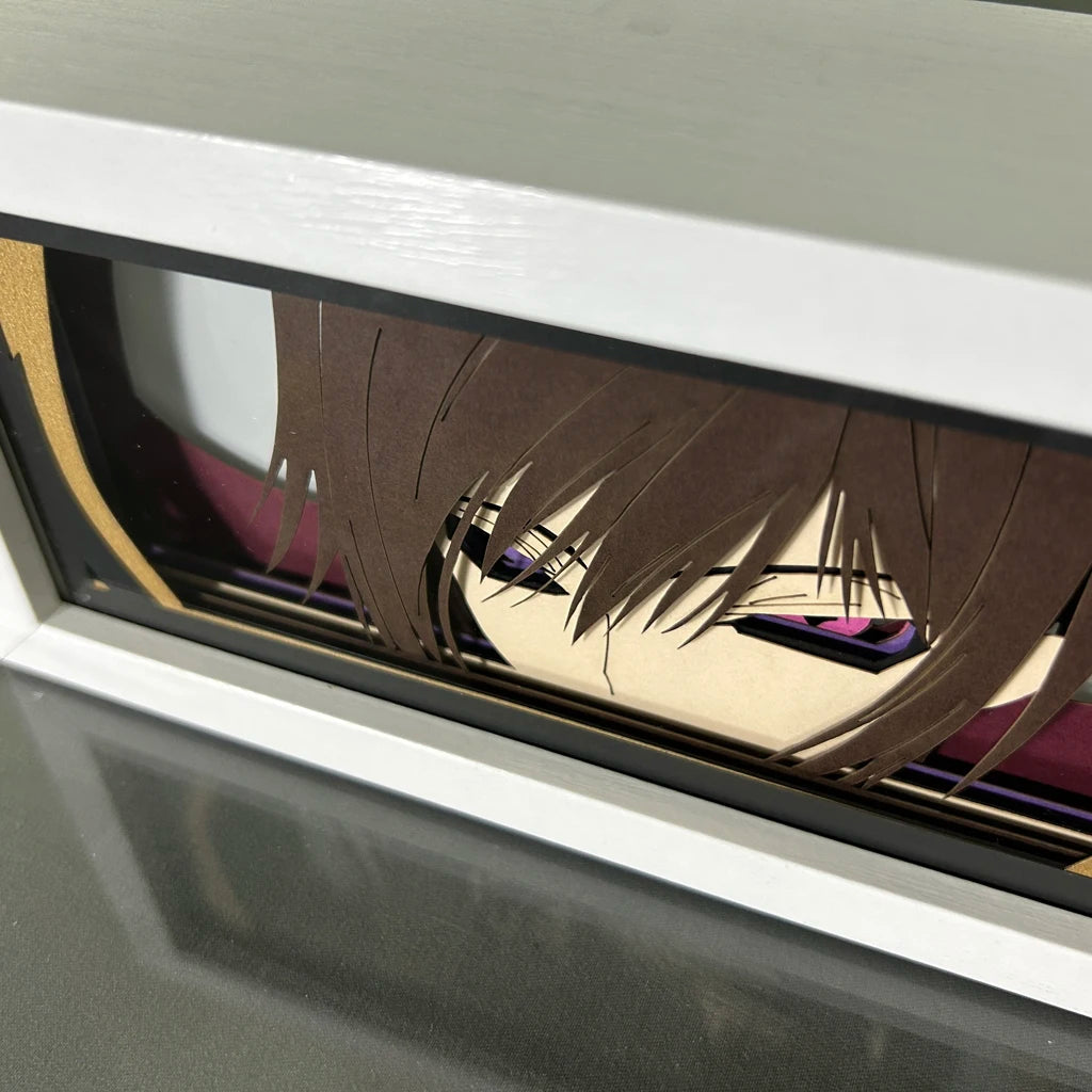 Code Geass Paper Cut Light Box Lelouch Lamperouge Lightbox for Bedroom Decor Desk Anime Shadow Box Kid Birthday Gift Table Lamps